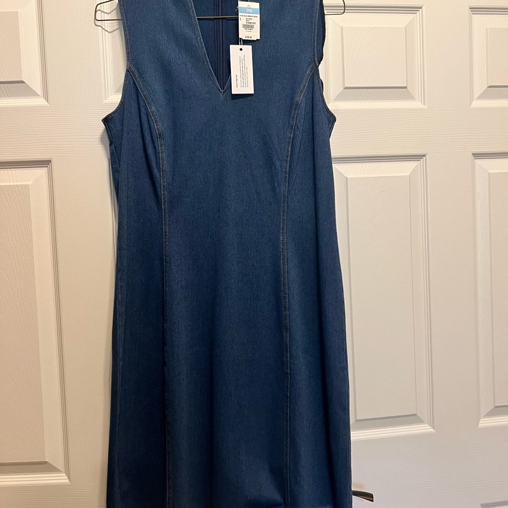 J. McLaughlin Ivana Navy Mini Dress NWT - Picture 3 of 4